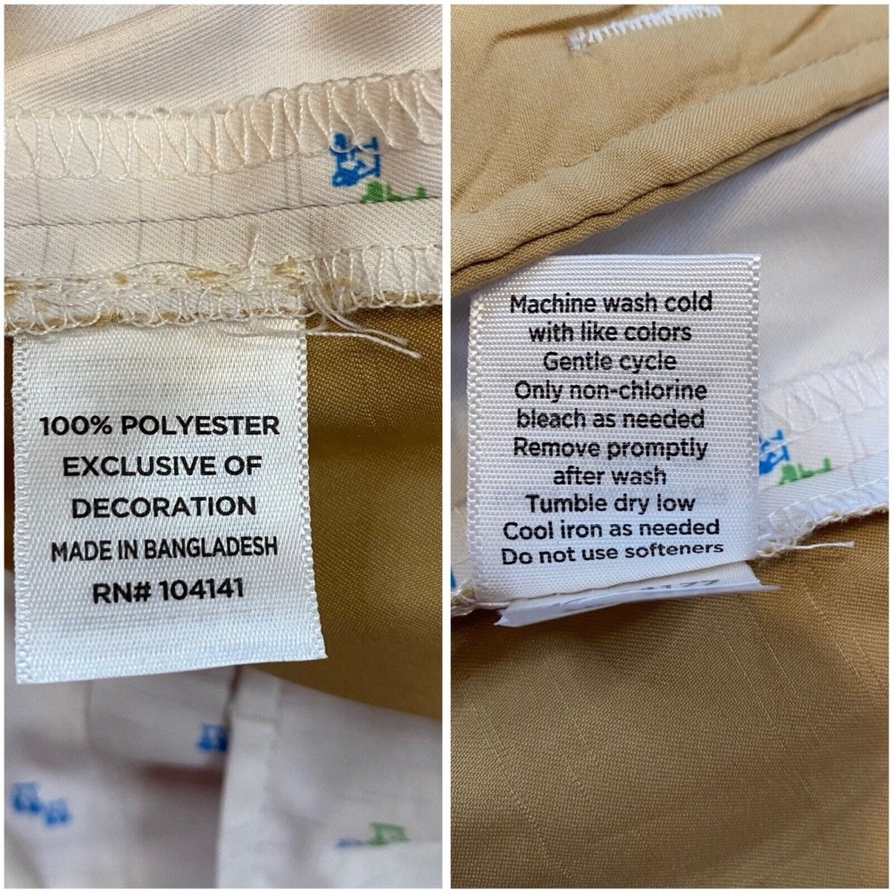 Walter Hagen Perfect 11 Shorts Size 40 White Mini Golf Cart Print 10" Inseam NWT - Picture 13 of 16